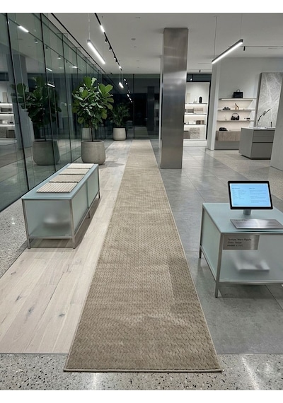 Diamond Dmr Halıcılık Kahverengi Modern Kaymaz Taban Çocuk Odası Salon Hol, Koridor Mutfak Yıkanabilir Jel Kesme Yolluk Halı