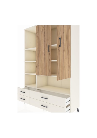 Hyperion Dolap 8 Raflı 4 Çekmeceli 2 Kapaklı 132x44x195 Aytaş... Aytaşı