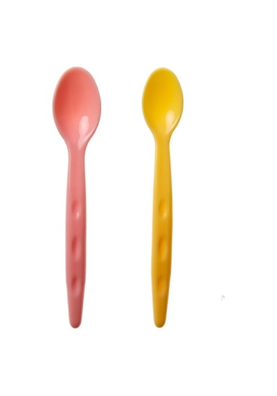 Babyjem Mama Kaşığı Pembe Sarı, 2'li Sku: Zeus8690010039897 27cm