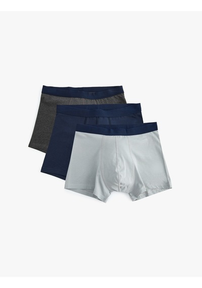 Koton Basic Pamuklu 3'lü Boxer Seti Lacivert 5slm90017mk Lacivert Koton Basic Pamuklu 3'lü Boxer Seti Lacivert 5slm90017mk Lacivert