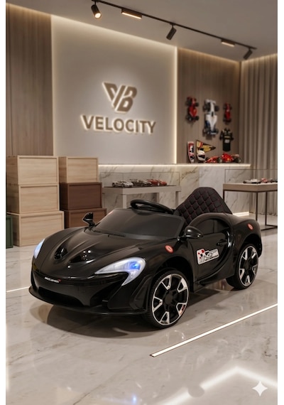 Quantum Gt 12 Volt Akülü Araba Uzaktan Kumandalı Spor Çocuk Arabası Siyah