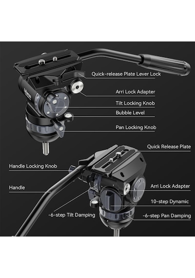 Ulanzi Video Fast Heavy Duty Fluid Head T045
