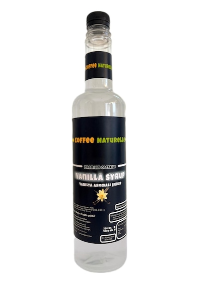 Coffee Naturelle Vanilya Aromalı Kokteyl Şurubu 750 ML