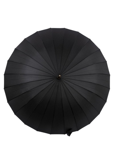 Newdaki 24 Telli Fiber Rüzgara Dayanıklı Premium Lux Şemsiye 1.kalite Siyah