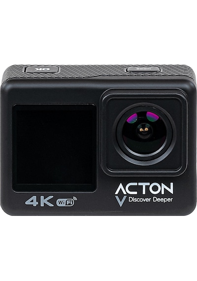 Acton Gold 4k Çift Ekranlı Aksiyon Kamerası Siyah