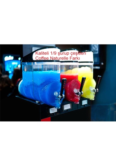 Coffee Naturelle Karadut Aromalı Konsantre Buzlaş Ice Slush Şurubu 5 L
