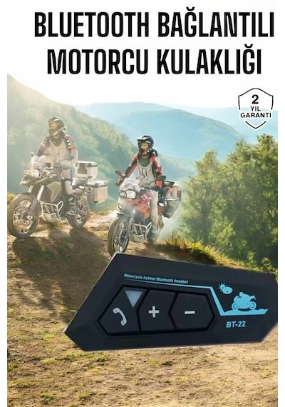 İnterkom Intercom Kask Kulaklık Bt22 Bluetooth Motosiklet Kulaklık 5.0 Bluetooth 39043784