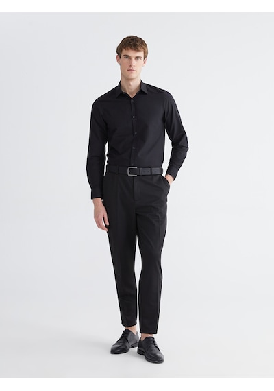Lcw Busıness Siyah Slim Fit Erkek Gömlek