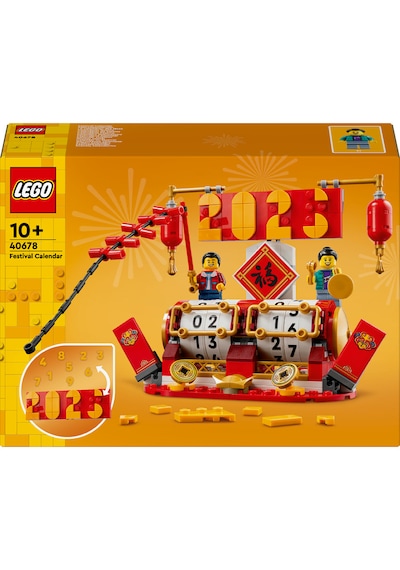 LEGO® Festival Takvimi 40678 – 10 Yaş ve Üzeri Çocuklar için Yeni Ay Yılı Temalı Oyuncak Yapım Seti