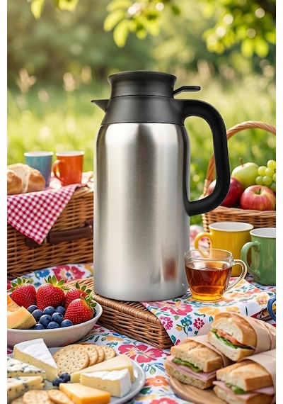 Tr 2123 Dailyserve Çift Katmanlı Paslanmaz Çelik Termos Çay Termosu Su Termosu 2,5lt Diğer