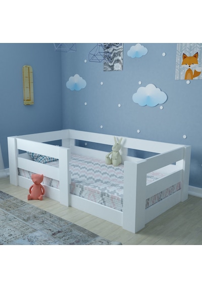 Herseycik Ninnimo Montessori Mdf Karyola Beyaz Y19 70X140 Beyaz