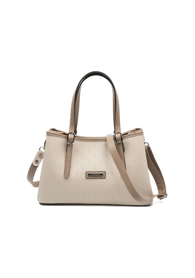 Silver Polo Sp1252 Kadın El Çantası Fashion Bej-latte