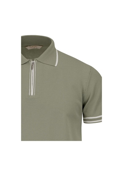 Hatemoğlu Yeşil Regular Fit Polo Yaka Rayon Tişört