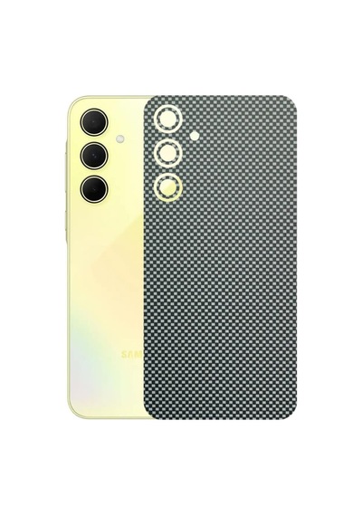 Kapps Samsung Galaxy A35 İle Uyumlu Fiber Serisi Premium Arka Kapak Kaplama Kenarlar Yoktur 86269365