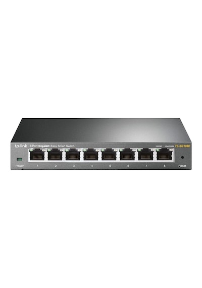 Tp-lınk Tl-sg108e, 8 Port, Gigabit, Metal Kasa, Easy Smart, Yönetilebilir, Masaüstü Switch
