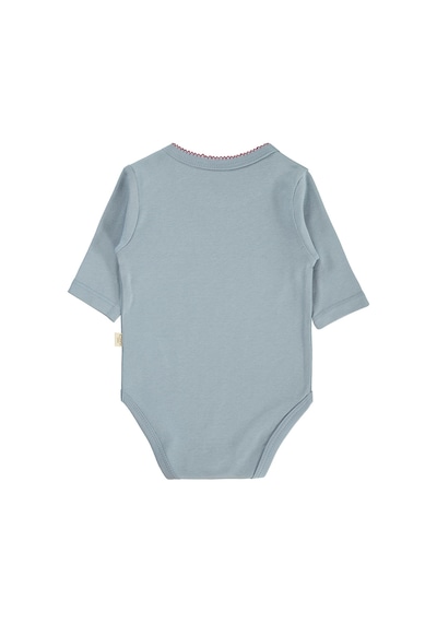 Civil Baby 3 Lü Ayıcık Empirmeli Uzun Kol 0-36 Ay Çıtçıtlı Badi - Bej Taş Rengi