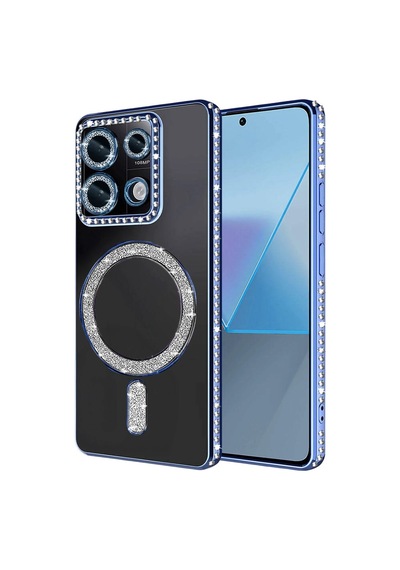 Redmi Note 13 Pro 4g Joke Simli Magneticsafe Kılıf - Mavi Bz8683140894993