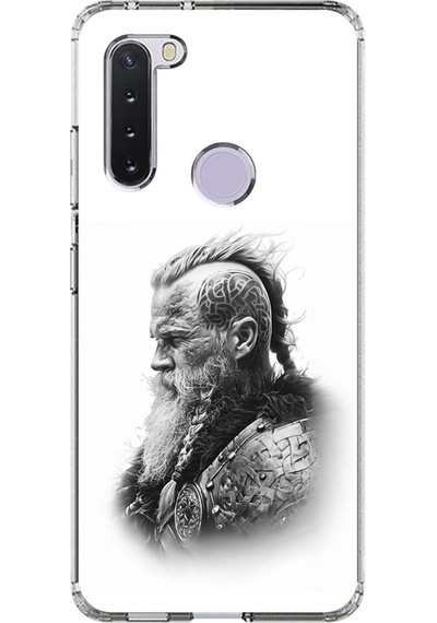Samsung Galaxy A21 Uyumlu Şeffaf Kılıf Nordic 3 Tasarımlı