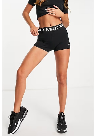 Nike Pro 365 Shorts Tights Black Toparlayıcı 8 Cm Biker Tayt Şort Siyah