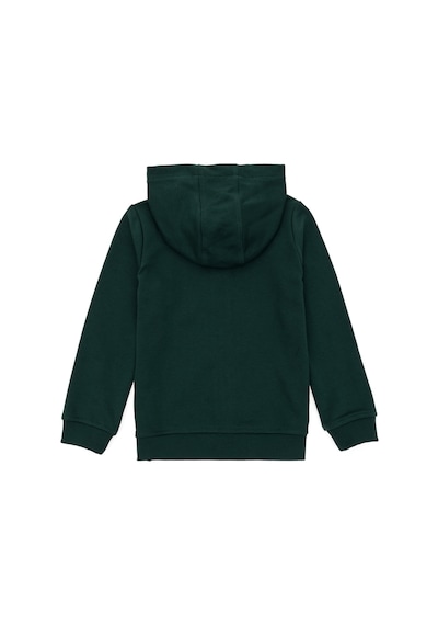 U.S. Polo Assn. Erkek Çocuk Koyu Yeşil Basic Kapüşonlu Sweatshirt 50289144-VR079