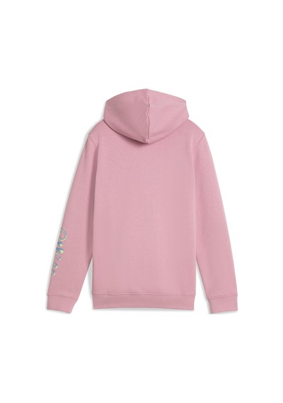 Puma Tweenerverse Çocuk Pembe Kapüşonlu Sweatshirt Pembe