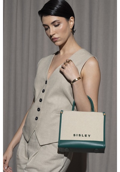 Sisley Sly 075 El Çantası Std / Yeşil Yeşil