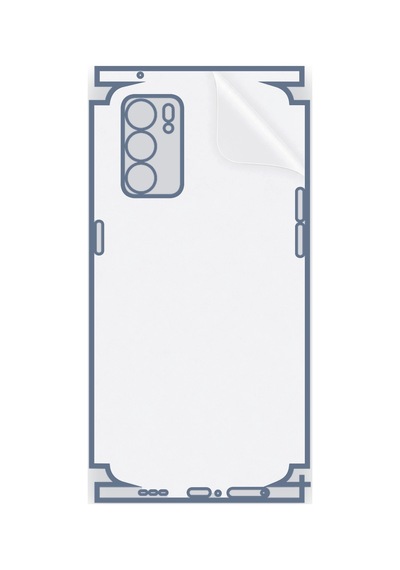 Oppo Reno6 5g Uyumlu Fullbody Arka Kaplama Hidrojel Koruyucu Film