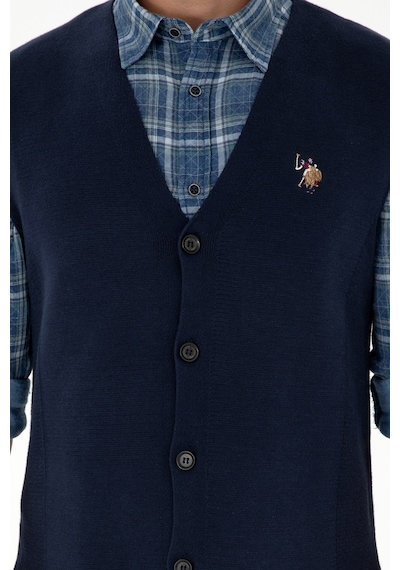U.s. Polo Assn. Erkek Lacivert Hırka Triko 50292677-vr033 Lacivert