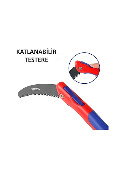 Workpro Wp333003 250mm Katlanabilir Profesyonel Ağaç Budama Testeresi