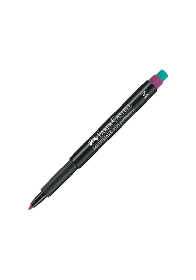 Faber-castell Permanent Asetat Ve Cam Kalemi S Uç 0.4 Mm Mor - 10 Adet Toptan Paket