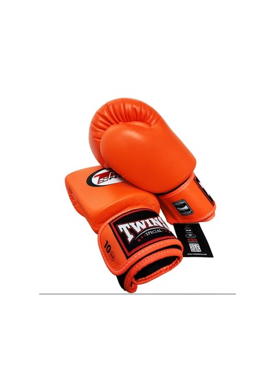Twins Bgvl3-or Turuncu Boks Eldiveni Deri Muay Thai Eldiveni Turuncu