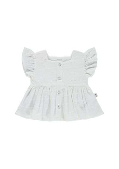 Civil Baby Brodeli Şortlu 6-18 Ay Takım - Ekru