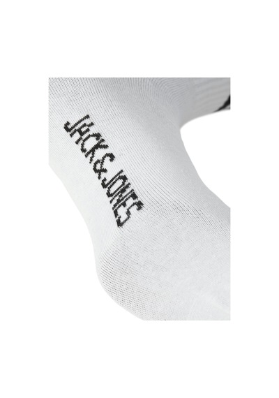 Jack & Jones Jactravıs Çizgili Tennıs Çorap 3'lü 12260082 beyaz