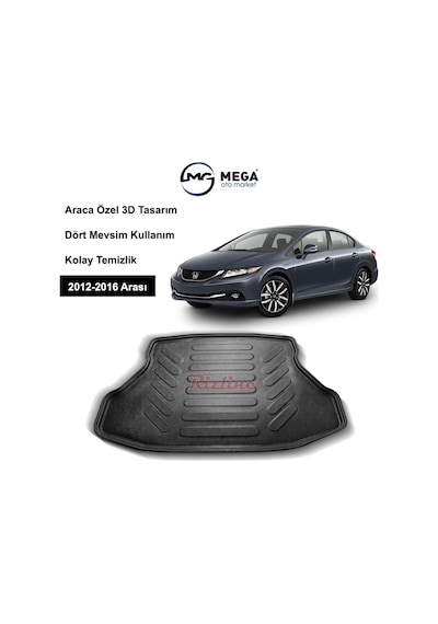 Honda Civic Bagaj Havuzu Fb7 2012-2016 Arası Rizline