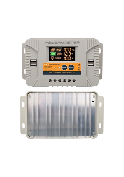 Powermaster Pm-30a 12v-24v 30 Amper 4 Usb Çıkışlı Dijital Ekranlı Solar Şarj Regülatörü