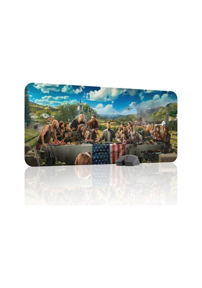 Far Cry Kaymaz Dikişli Kauçuk Oyuncu Mousepad V1 - 90x40 Xxl Gaming Mouse Pad Fare Altlığı