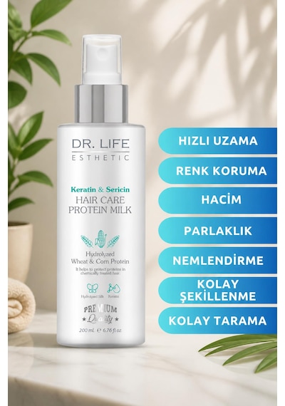 Lifeesthetic Saç Besleyici Ve Keratin Saç Bakım Sütü Sprey 200ml
