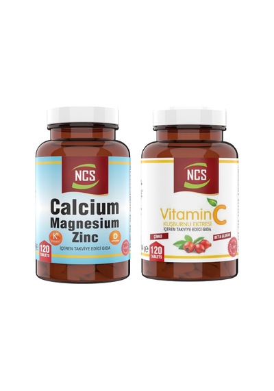 Ncs Vitamin C 1000 Mg 120 Tablet Kalsiyum 120 Tablet Magnezyum