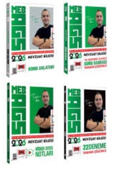 Yargı Yayınları 2026 Meb-ags Mevzuat Bilgisi Konu-soru-video-deneme Seti 4 Kitap