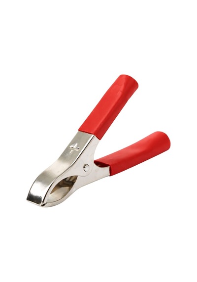 Powermaster Pm09-1039 Orta Boy 75mm Krokodil Akü Maşası Kırmızı