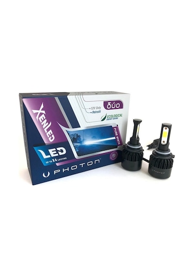Megamarket06 Hb4 9006 Duo Led Xenon Şimşek Etkili Beyaz Zenon 9006 Hb4