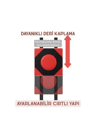 Duvara Monte Boks Torbası Sessiz Darbe Emici Boks Vuruş Yastığı Mma Kick Boks Antrenmanı Kırmızı