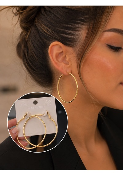 Orbis Tarzın Dünyası Halka Küpe Gold Renk