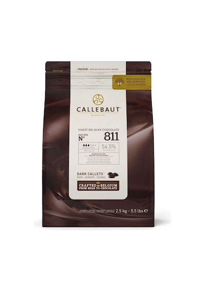 CALLEBAUT BİTTER KUVERTÜR DAMLA  ÇİKOLATA 2,5 KG 811