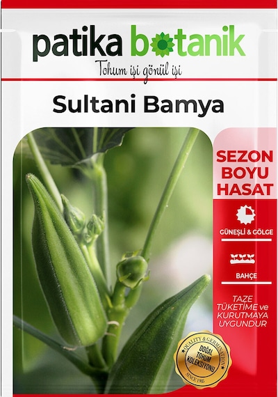 80 Adet Yerli Ata Sultani Bamya Tohumu