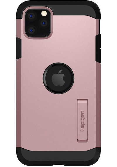 Spigen Apple Uyumlu iPhone 11 Pro Max İle Kılıf Tough Armor Rose Gold Rosegold