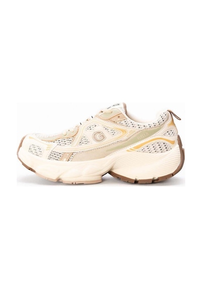 Guja 25y323 Kadın Kalın Taban Sneaker Ayakkabı Bej