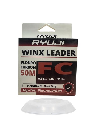 Ryuji Winx Fc 50mt 0.34mm %100 Fluorocarbon Leader Misina