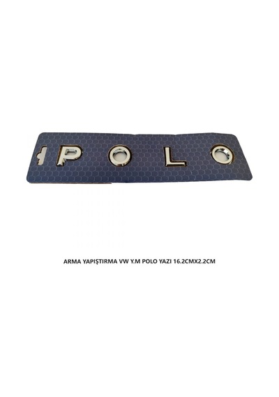 Mefsa Vw Polo Bagaj Yazısı Arma Yapıştırma 16.2cmx2.2cm