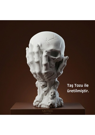 9cm Kuru Kafa Figürü 9cm Boyutunda Biblo - Rock - Gotik Tarzı - Chopper Tarzı - Harley Tarzı 74590834